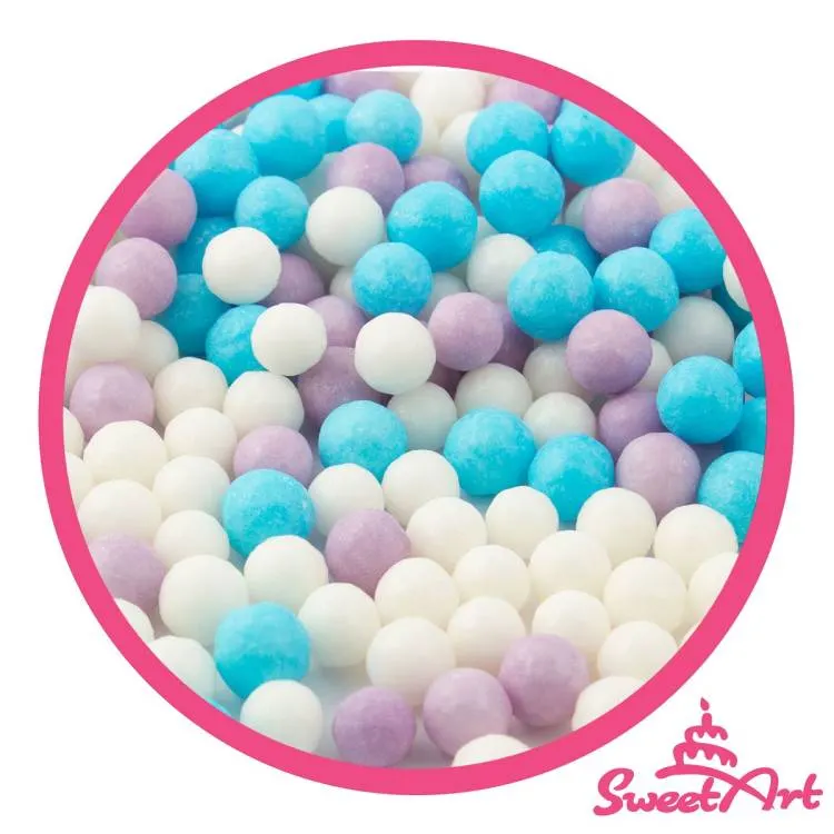 Cukrové perly SweetArt mix barev o průměru 7 mm na zdobení dortů a dezertů