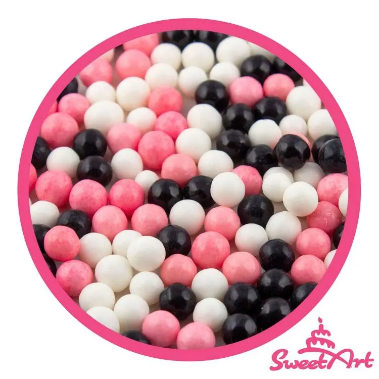 Cukrové perly SweetArt Minnie mix v průměru 7 mm pro zdobení dortů, cupcakes a dezertů
