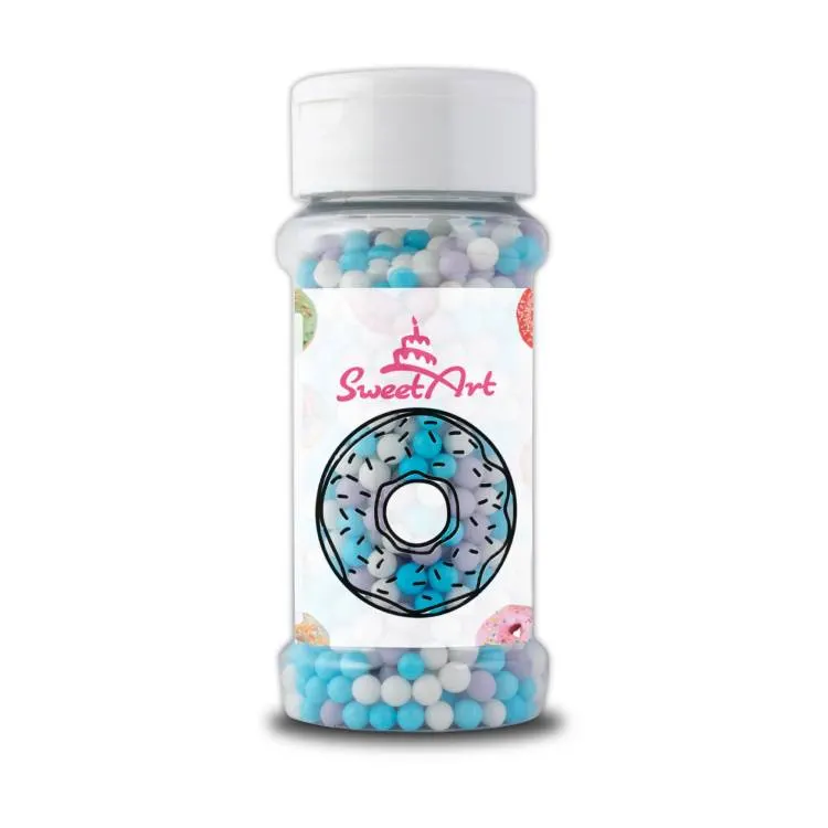 Cukrové perličky SweetArt Elsa mix o velikosti 5 mm na zdobení dortů, cupcakes a sušenek