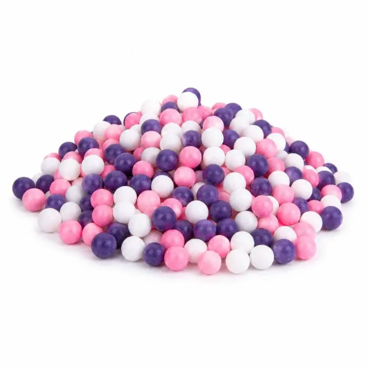 Cukrové perly Ponny 5 mm v mixu růžové, fialové a bílé barvy od značky SweetArt na zdobení dortů a dezertů