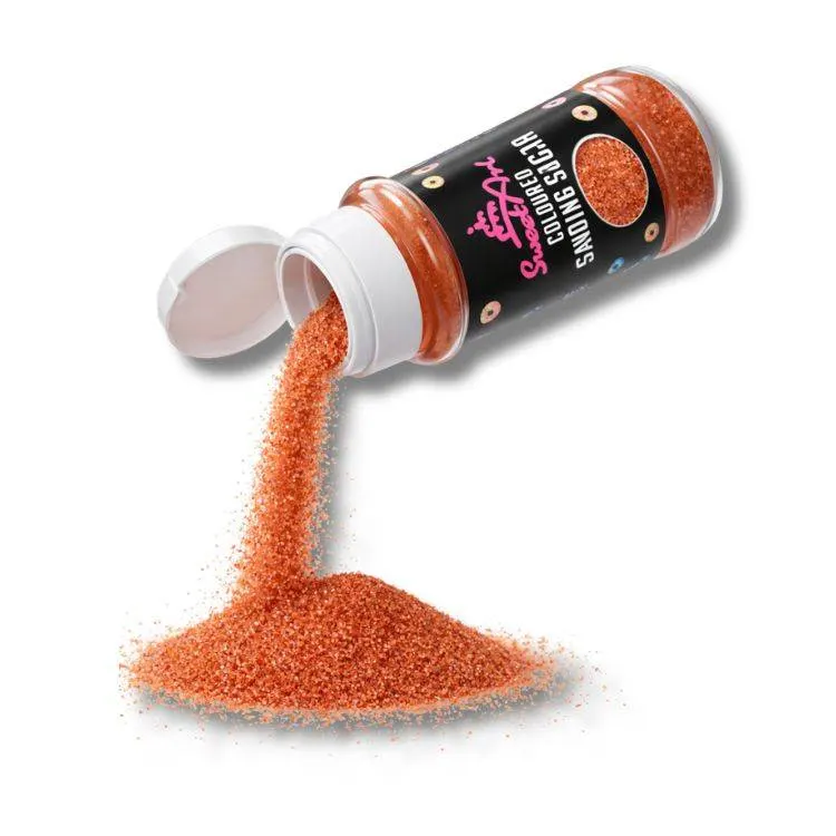 Bronzový cukrový písek SweetArt pro zdobení dortů, dezertů a cukrovin, balení 100 g