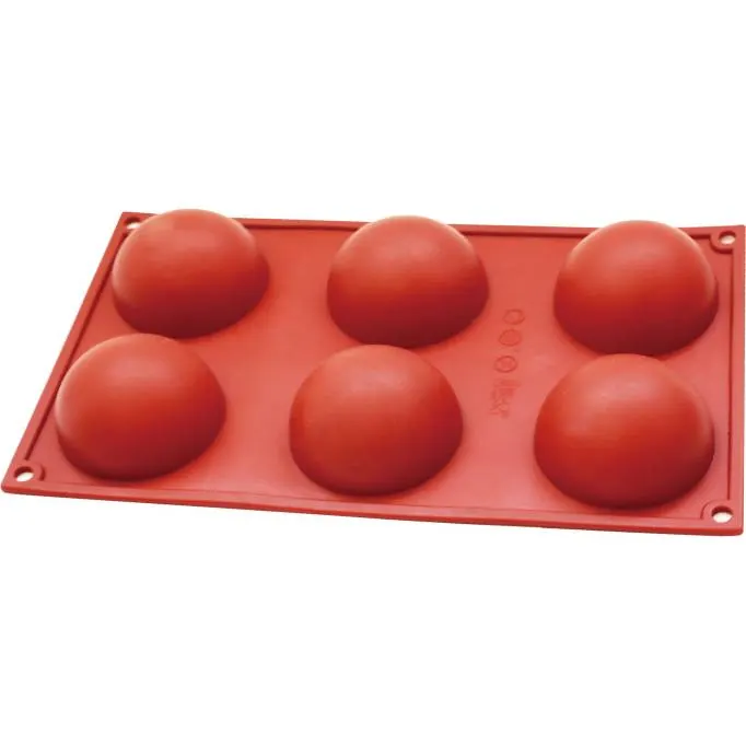 Silikonová forma ve tvaru kopule o rozměrech 30 x 17 cm a průměru 7 cm na pečení dortů a dezertů od značky Cakesicq