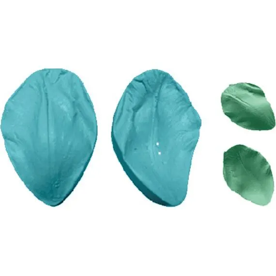 Silikonový žilkovač na okvětní plátky z modelovací hmoty pro realistické květy na dortech v rozměru 5x3 cm