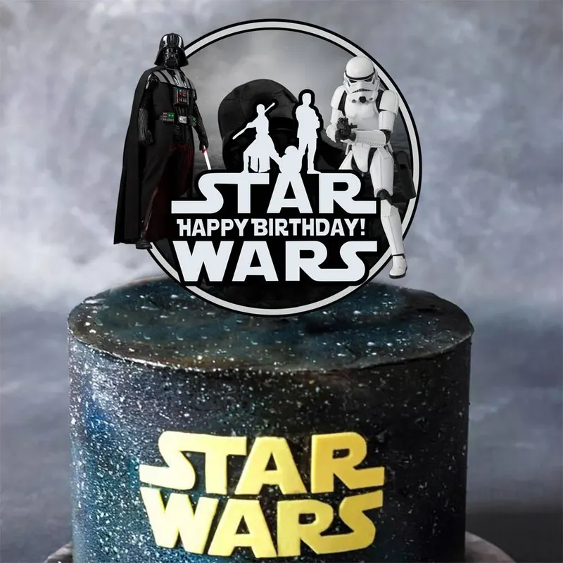 Zápich do dortu s motivem Star Wars od značky Cakesicq pro tematickou dekoraci narozeninového dortu