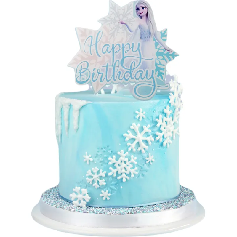 Plastový zápich do dortu s motivem Frozen pro dětské narozeninové dorty