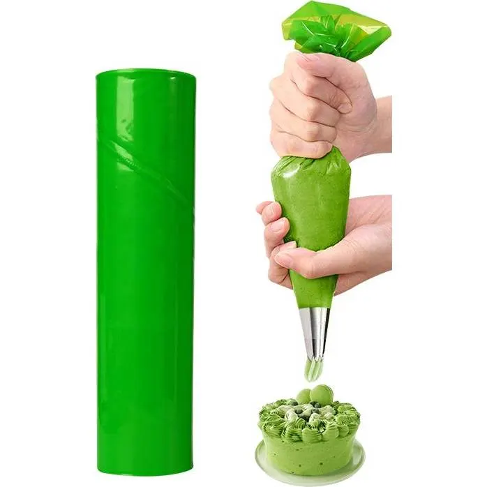 Jednorázový cukářský sáček 45 cm na zdobení dortů krémem a polevou, balení 100 kusů od značky Cakesicq