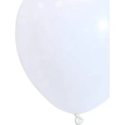 Bílé latexové balónky o průměru 30 cm, balení 50 kusů na narozeniny a oslavy
