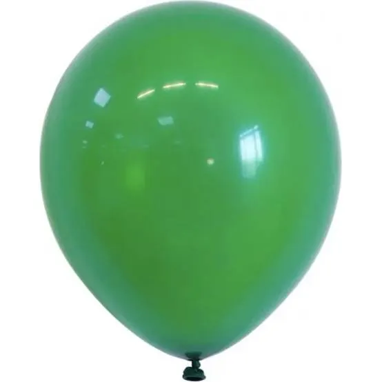 Zelené latexové balónky o průměru 30 cm, balení 50 ks, vhodné na narozeniny, party a svatby