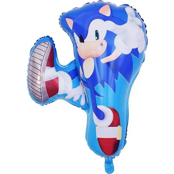 Fóliový balónek s motivem modrého ježka Sonic o velikosti 71 cm na dětskou oslavu