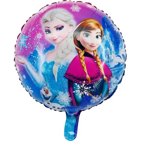 Fóliový balónek s motivem Frozen o průměru 46 cm od značky Cakesicq na dětskou oslavu