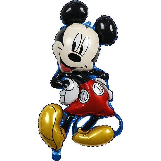 Fóliový balónek ve tvaru Mickey Mouse o velikosti 83 cm od značky Cakesicq na party dekoraci