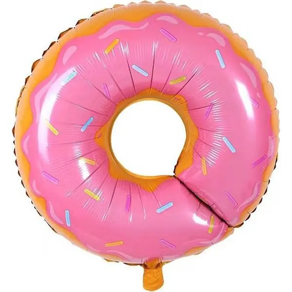 Fóliový balónek ve tvaru donutu Cakesicq o velikosti 75 cm na party dekoraci