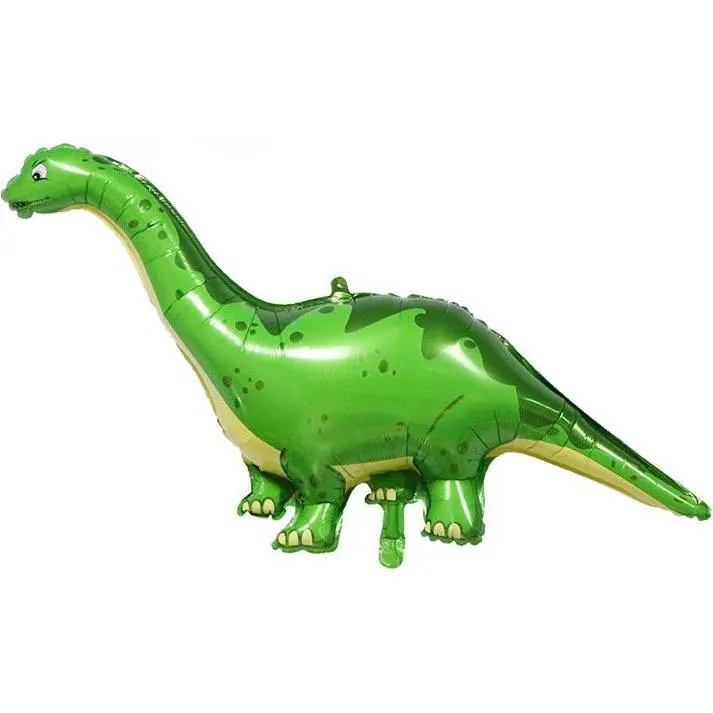 Fóliový balónek ve tvaru dinosaura o výšce 110 cm na dětskou dinosauří oslavu