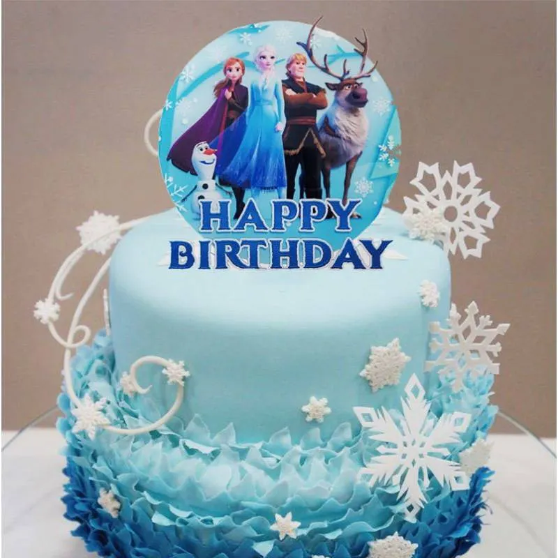Dekorační zápich do dortu s motivem Frozen od značky Cakesicq pro tematickou dětskou oslavu