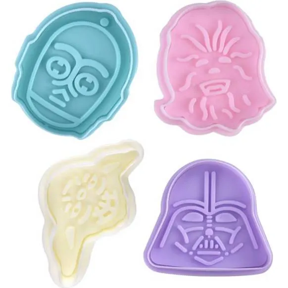 Sada vykrajovátek Star Wars od značky Cakesicq pro zdobení dortů a cukroví motivy ze sci-fi ságy