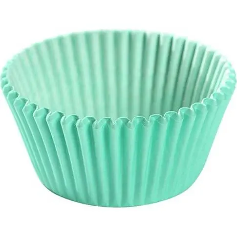 Světle zelené papírové cukrářské košíčky Cakesicq o rozměru 50x30 mm na muffiny a cupcakes, balení 1000 kusů