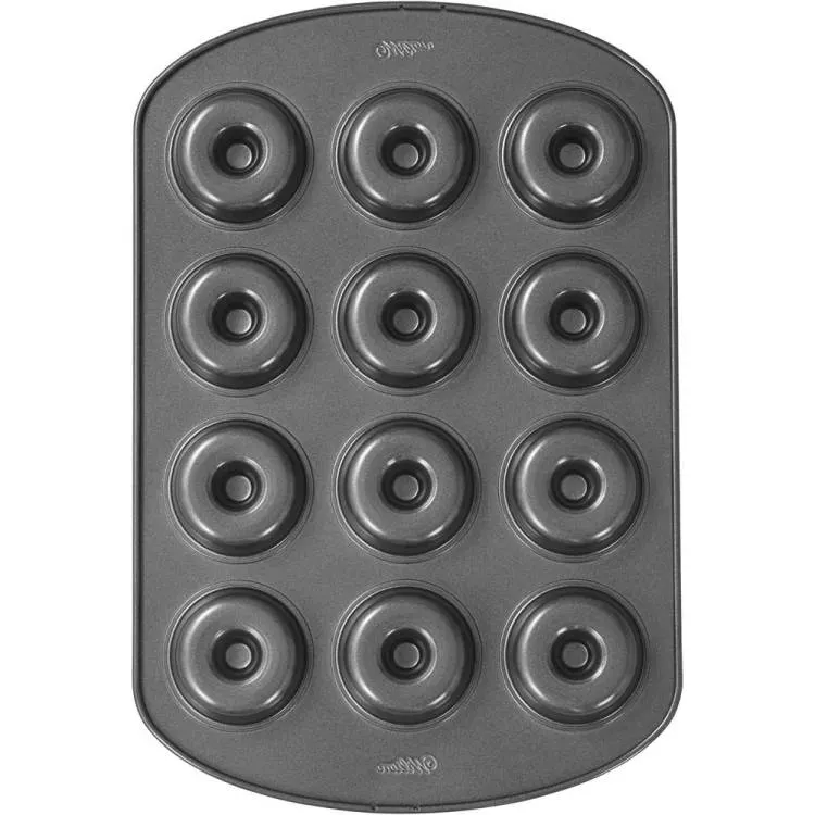 Silikonová forma Wilton na 12 donutů pro pečení malých koblížků v troubě