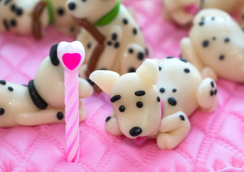 Modelovací hmota Roll Décor Icing od značky Zeelandia v balení 2,5 kg pro tvarování figurek a květin na dorty
