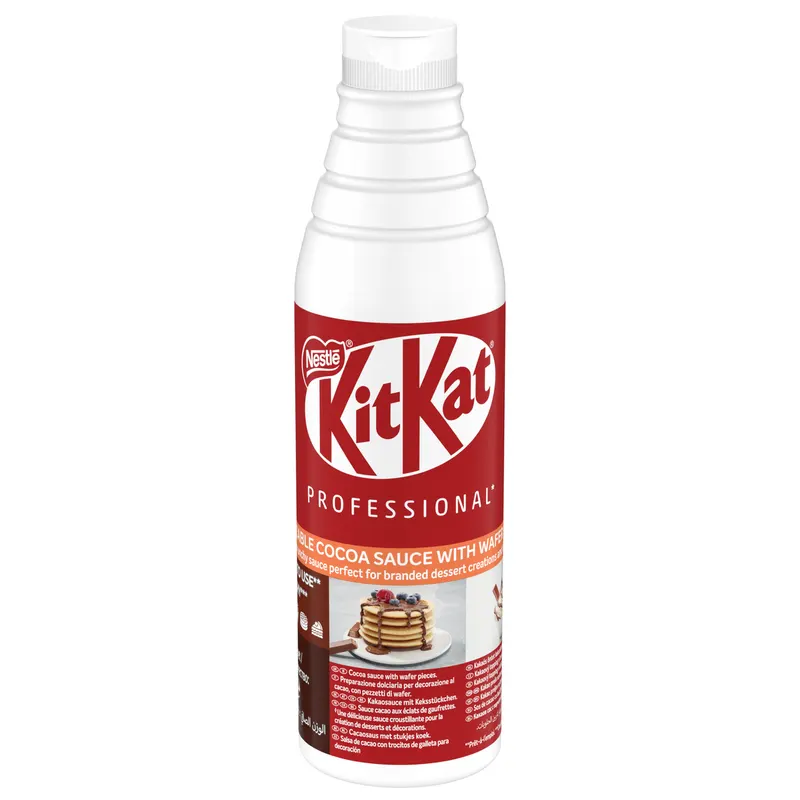 KitKat topping s kousky oplatek v kakaovém krému pro zdobení dortů, dezertů a palačinek, balení 1 kg