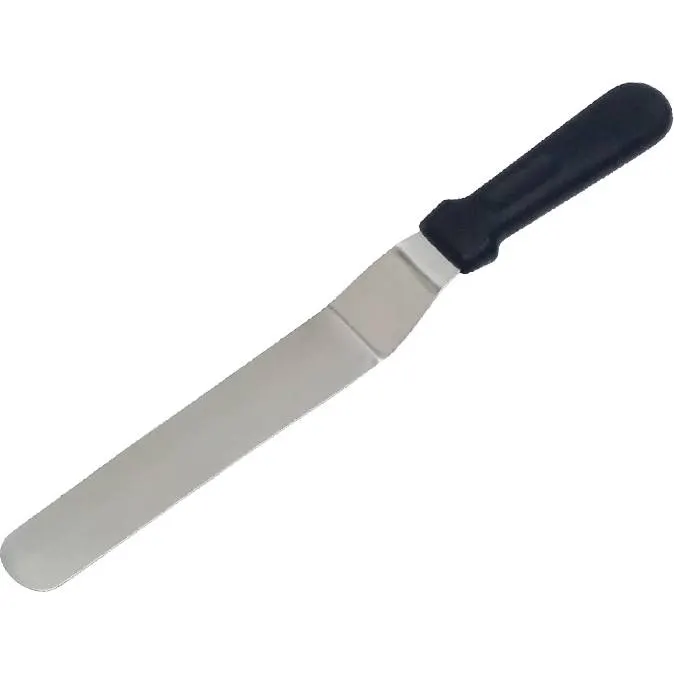 Zahnutá cukrářská paletka na vyhlazování krému na dortech, délka 25,5 cm, značka I love Cakes