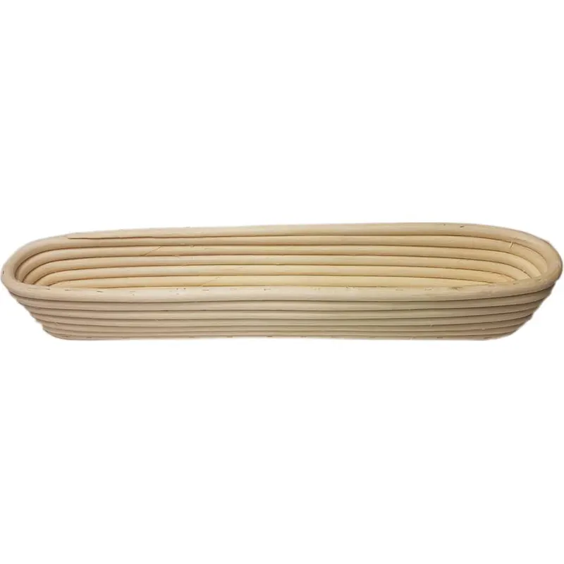 Ratanová ošatka na kynutí bagety značky I love Cakes o rozměru 44 x 8 cm pro tvarování chleba při domácím pečení