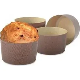 Papírové košíčky na Panettone značky Decora, sada 5 kusů pro pečení vánočního chleba