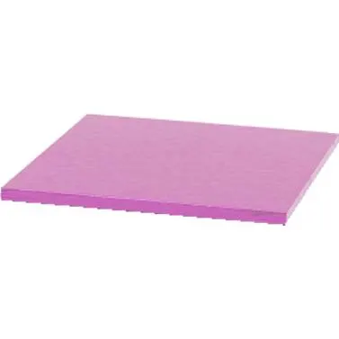 Čtvercová růžová podložka pod dort Decora o rozměru 30 x 30 cm pro bezpečný transport a prezentaci dortu