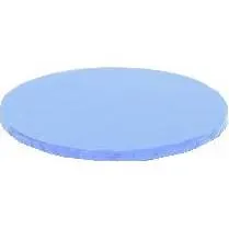 Kulatá světle modrá podložka pod dort Decora o průměru 35 cm pro pevnou a úhlednou prezentaci dortů