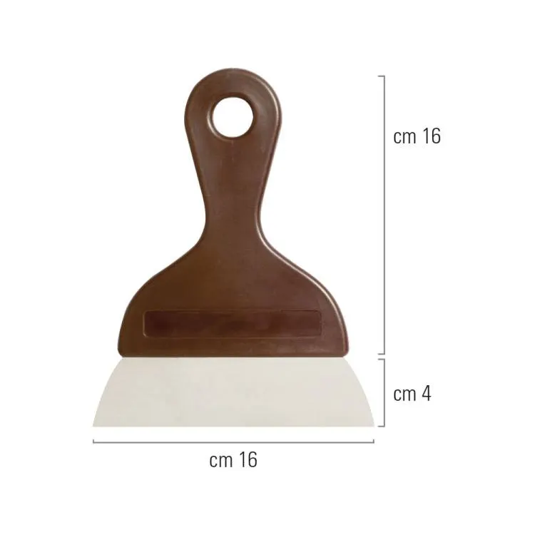 Cukrářská špachtla Decora 16 cm na vyhlazování čokolády a cukrářských hmot