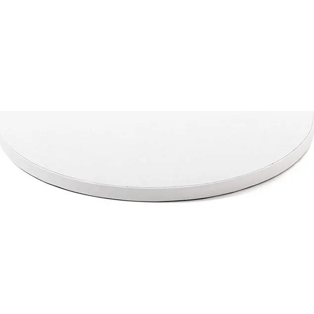 Bílá kulatá podložka pod dort Decora o průměru 25 cm a tloušťce 1,2 cm