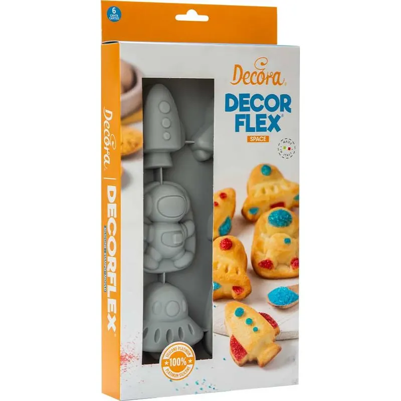 Silikonová forma Decora ve tvaru vesmíru pro pečení dortů, dezertů a čokoládových pralinek
