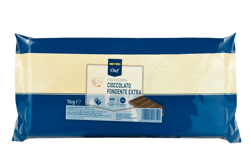 Tmavá čokoláda 60% v balení 1 kg pro pečení, dorty, ganache a polevy