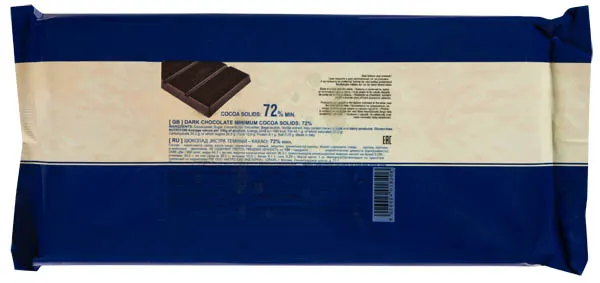 Tmavá čokoláda 72% v balení 1 kg vhodná na pečení, ganache a modelování ozdob na dorty