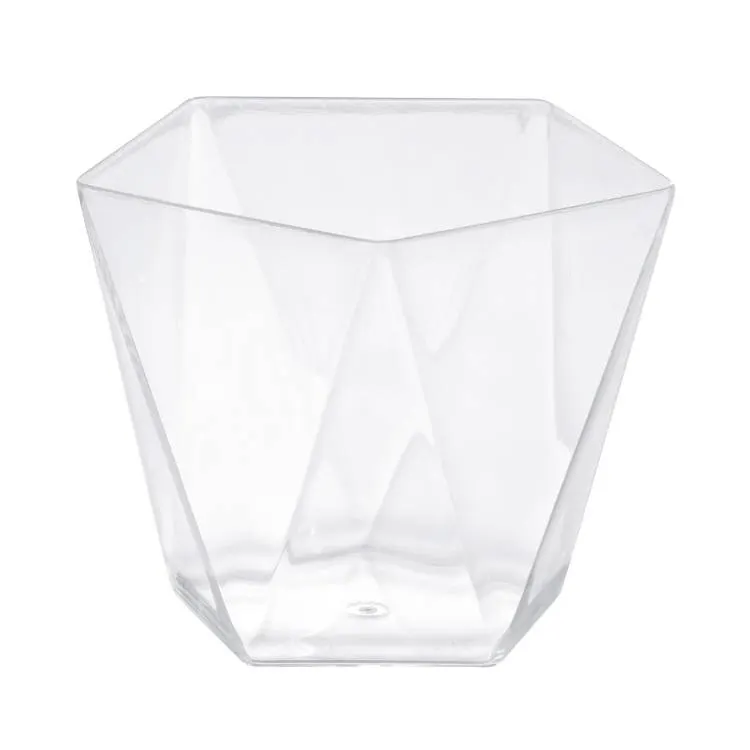 Plastový průhledný kelímek Penta o objemu 120 ml určený k podávání dezertů a pohárů