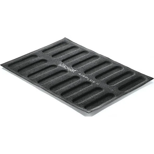 Silikonová pečicí podložka s perforací pro éclairs od značky Silikomart o rozměru 30 x 40 cm