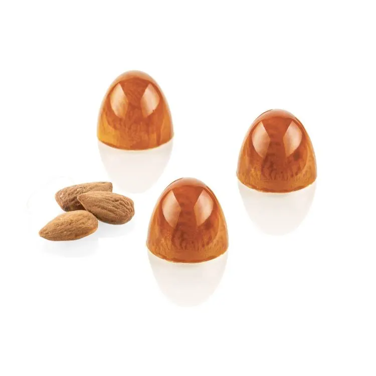 Polykarbonátová forma Silikomart Dome 01-P na čokoládové pralinky s kulatými tvary o objemu 8 ml