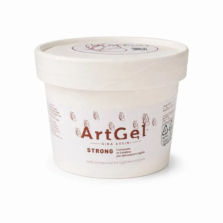 Želatina ArtGel Strong na pevné dekorace na dorty, 200 g, pro vytváření prostorových ozdob se skleněným efektem