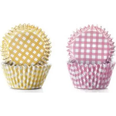 Cukrářské košíčky Ibili s barevným dekorem, balení 100 kusů, vhodné na pečení muffinů a cupcakes