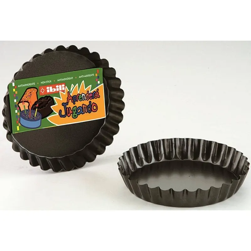Forma na tarteletky o průměru 12 cm značky Ibili z oceli pro pečení úhledných košíčků
