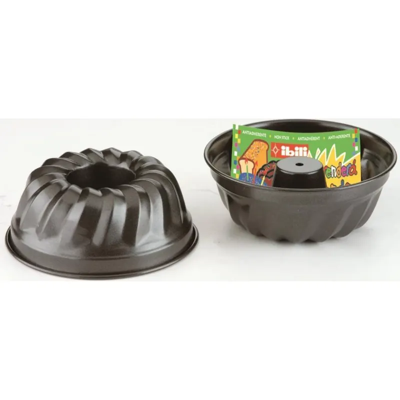 Forma na mini bábovku o průměru 12 cm značky Ibili s nepřilnavým povrchem pro pečení malých zaoblených porcí