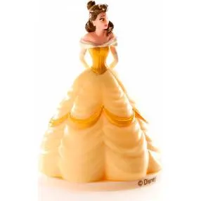 Plastová figurka princezny Belly na dort, výška 8,5 cm, značka Dekora, pohádkový motiv pro dětské oslavy