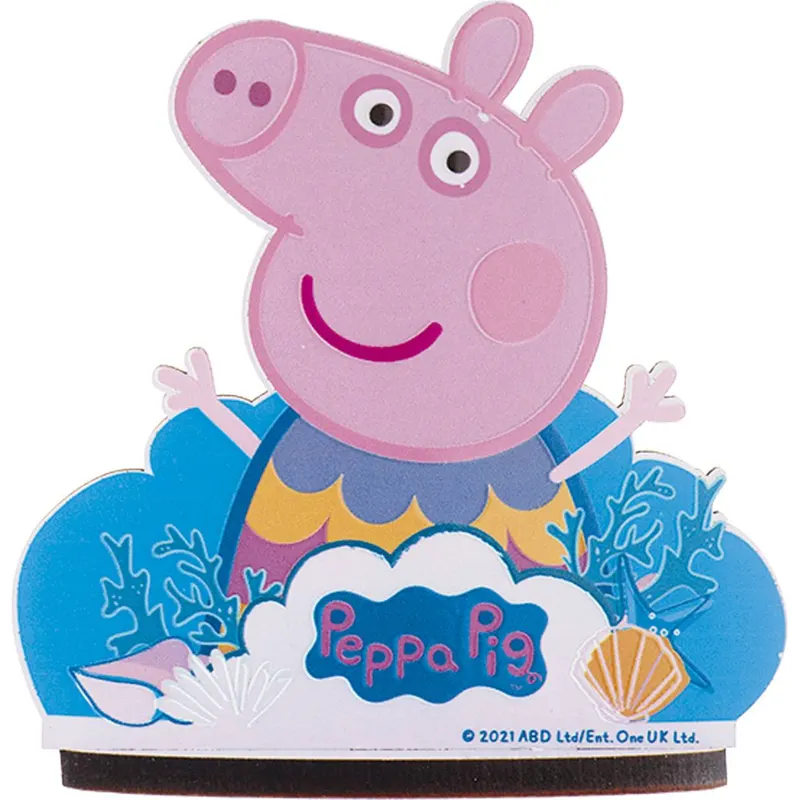 Dřevěná dekorace na dort s postavičkou Peppa Pig od značky Dekora