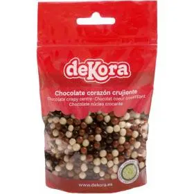 Čokoládové perličky Dekora na zdobení dortů a cupcakes, balení 70 g