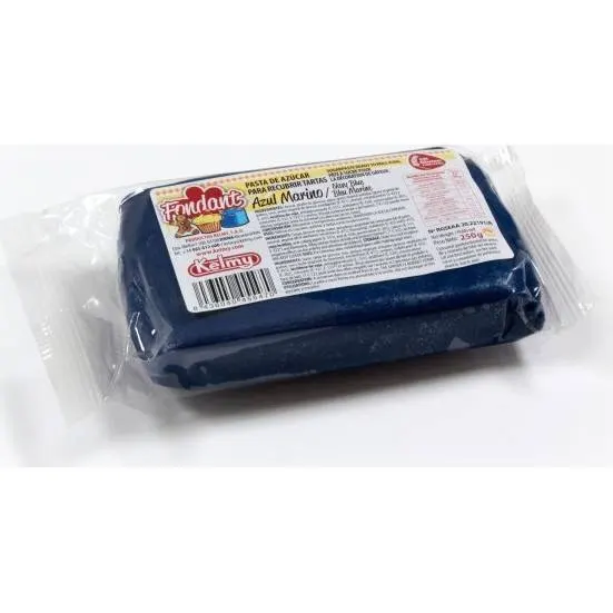 Potahovací hmota Kelmy v námořnické modré barvě o hmotnosti 250 g na dort
