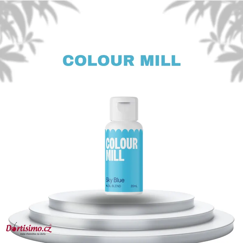 Olejová barva Colour Mill v odstínu Sky Blue pro tónování čokolády, ganache a máslových krémů