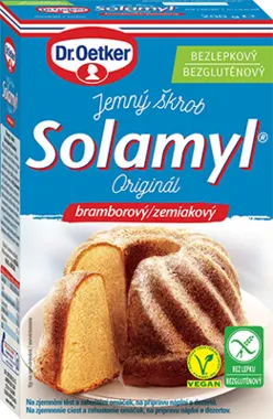 Bramborový škrob Solamyl pro nadýchaná těsta a piškoty v balení 200 g