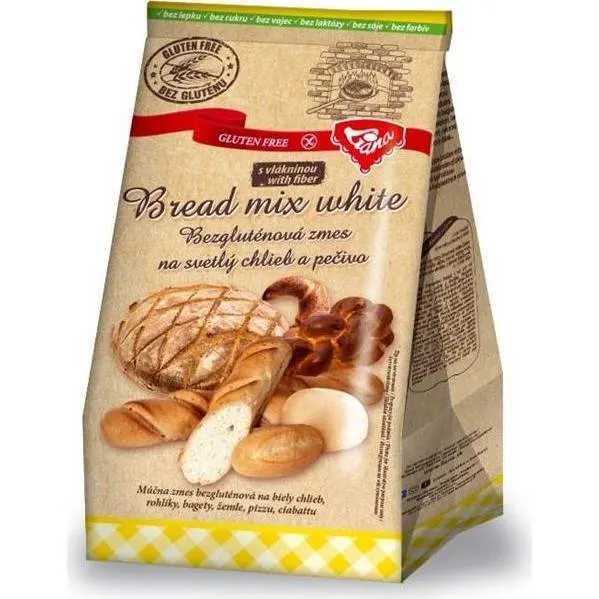 Bezlepková směs na bílý chléb Liana, balení 1 kg, k přípravě domácího pečiva