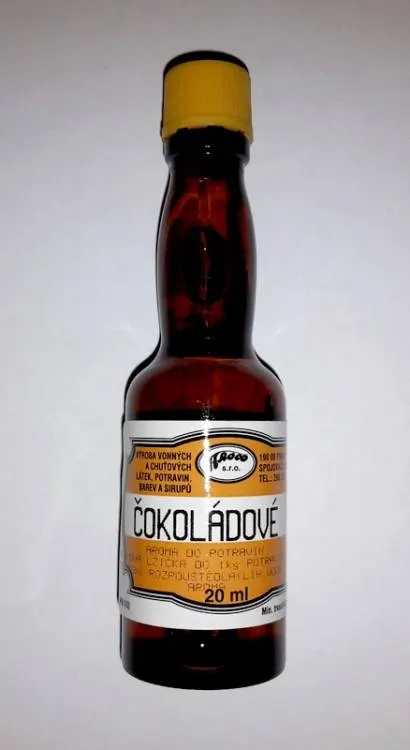 Čokoládové aroma Aroco do potravin v lahvičce o objemu 20 ml pro dochucení krémů a těst