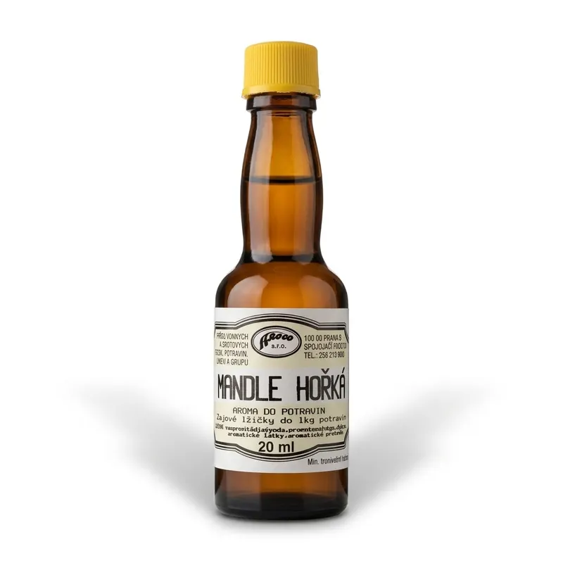Aroco hořké mandlové aroma do potravin v lahvičce 20 ml na pečení a ochucování dortů a krémů