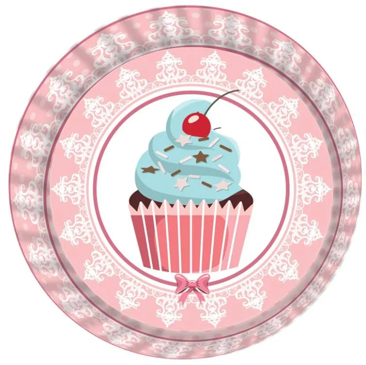 Růžové papírové košíčky na muffiny a cupcaky značky Alvarak v balení 50 kusů